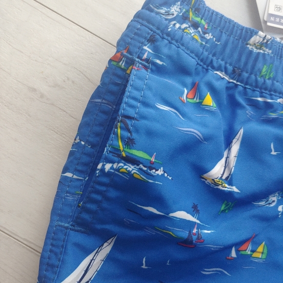 POLO Ralph Lauren NEW Sailboat Seas Swim Trunks - Picture 3 of 11